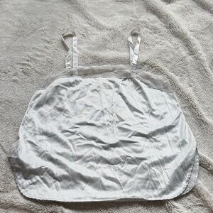 Vintage Sears Grey-Blue Satin Camisole  | Coquette Lingerie | Y2K Soft Girl